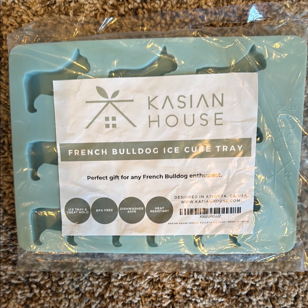 Kasian House French Bulldog Ice Cube Tray